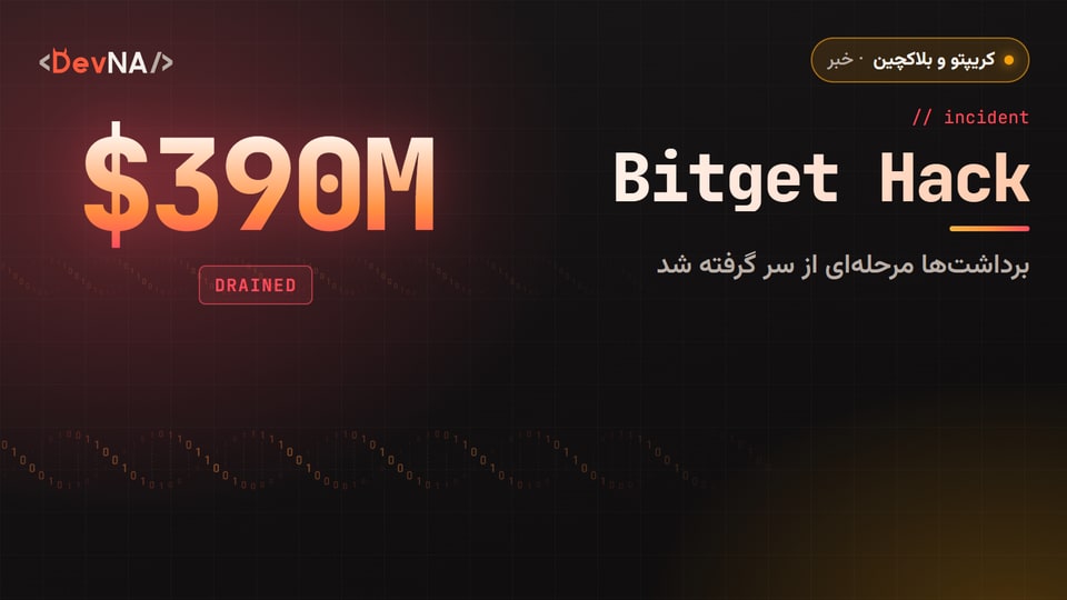 کاور گرافیکی DevNA با عنوان «Bitget Hack»: برداشت‌ها مرحله‌ای از سر گرفته شد